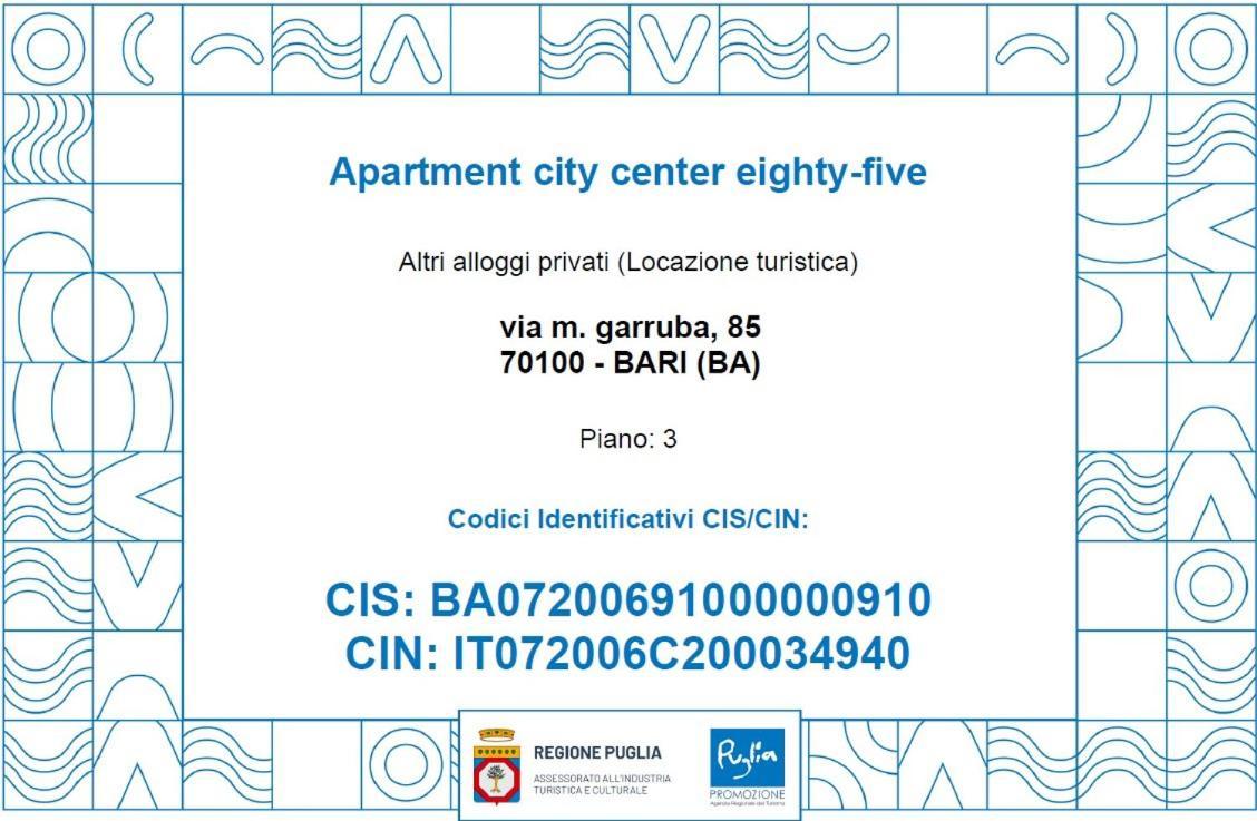 Apartment City Center Eighty-Five Bari Eksteriør bilde